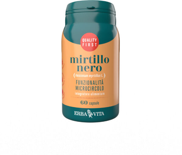 erba vita mirtillo bacche 60 capsule 400mg erbavita