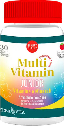 multivitamin junior vitamine e minerali 30 orsetti gommosi erba vita