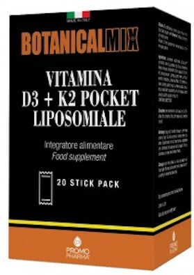 promo pharma botanicalmix vitamina d3 + k2 20 stick