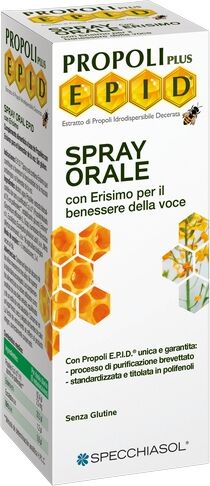 specchiasol srl epid propoli plus spray orale con erisimo 15ml