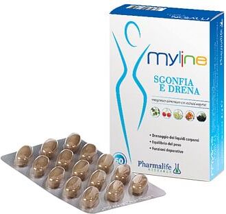 pharmalife research srl my line sgonfia e drena 60 compresse