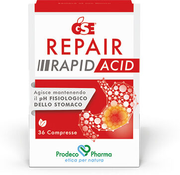 prodeco pharma srl gse repair rapid acid 36 compresse