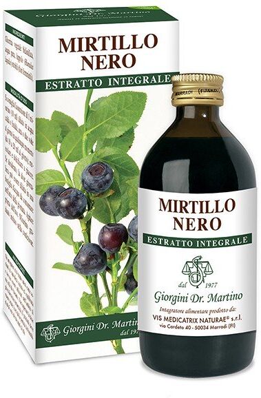 dr.giorgini ser-vis srl mirtillo nero estratto integrale 200 ml