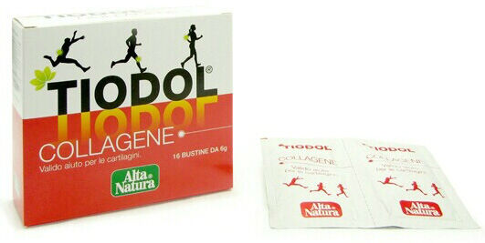 alta natura-inalme srl tiodol collagene 16 bustine 6 g