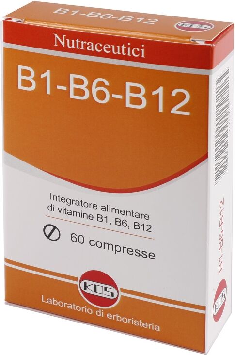 kos srl vitamine b1 b6 b12 60cpr kos