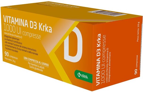 krka farmaceutici milano srl vitamina d3 krka 1000 ui 90cpr