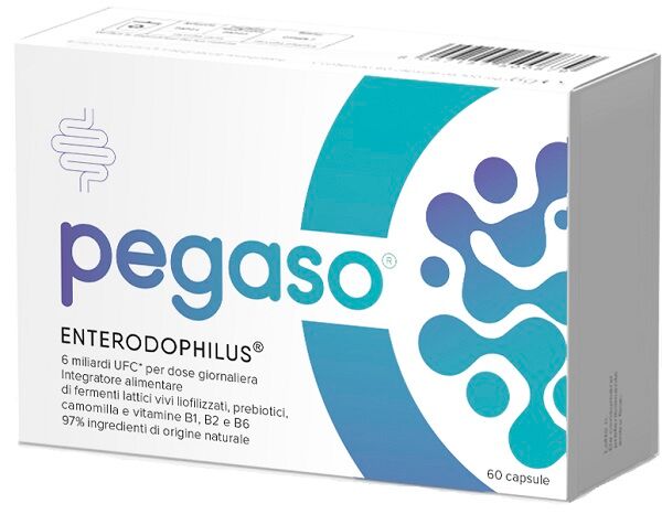 schwabe pharma italia srl pegaso enterodophilus integratore 60 capsule