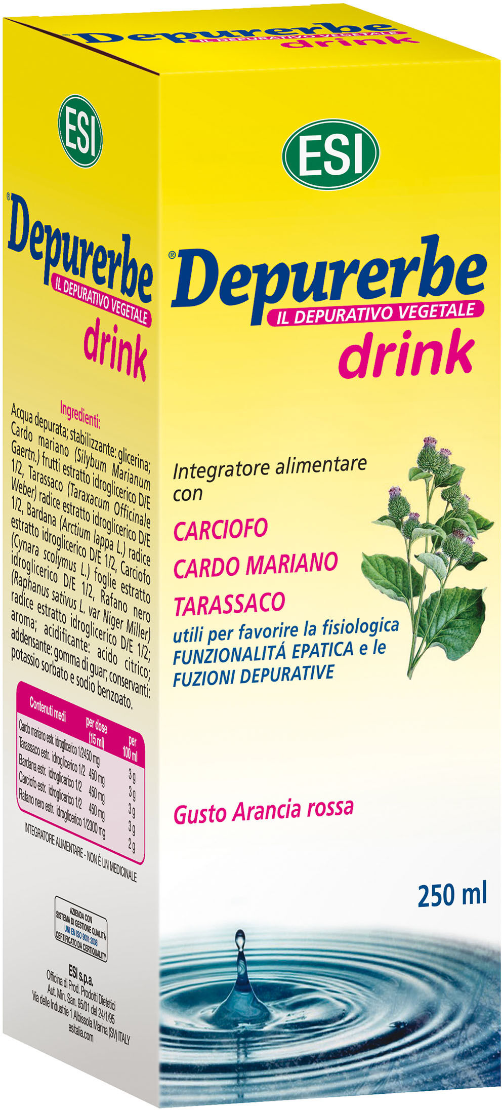 esi srl depurerbe drink 250ml