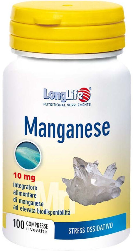 longlife manganese 10mg 100 compresse