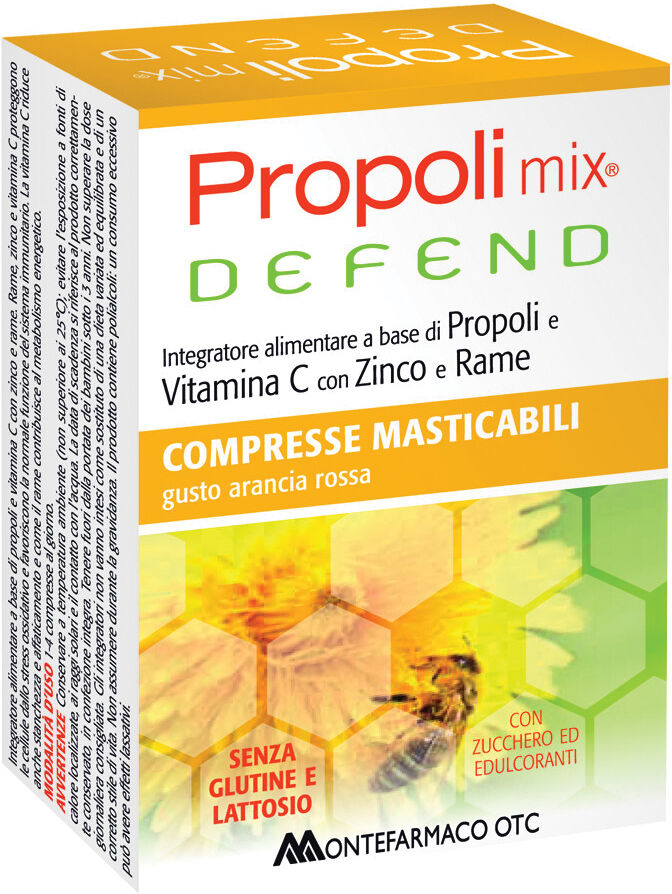 montefarmaco otc spa propoli mix defend 30 compresse adulti montefarmaco