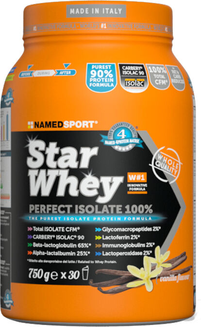 namedsport srl star whey isolate vanilla 750g