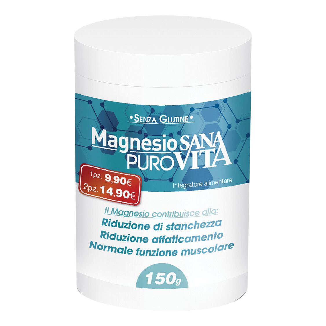 paladin pharma spa sanavita magnesio puro 150g