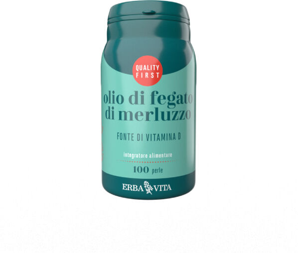 Erba Vita Olio Fegato Merluzzo 100 Perle Erbavita