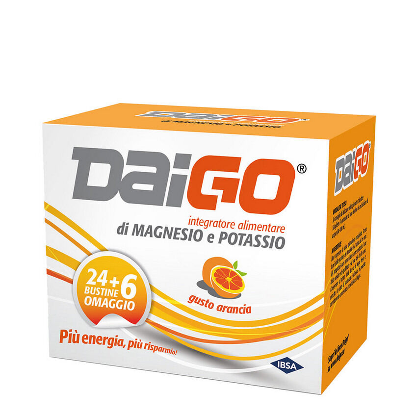 Ibsa Farmaceutici Italia Srl Daigo Arancia 24+6 Bustine Magnesio Potassio