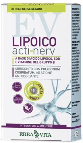 Erba Vita Lipoico Acti Nerv Retard 30 Compresse