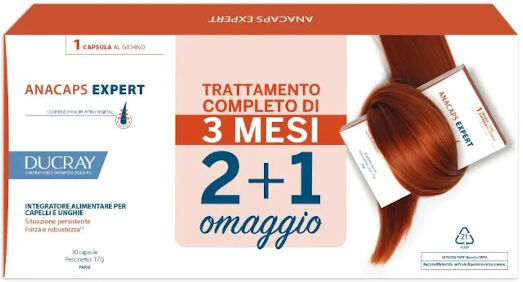 Ducray Anacaps Expert Capelli E Unghie 3x30 Capsule