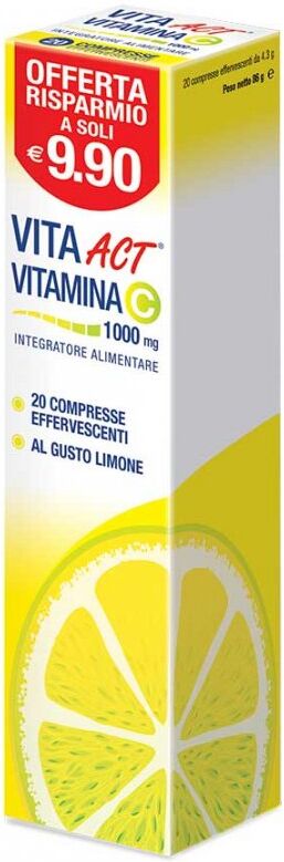 F&f Srl Vitamina C Act® 1000mg 20 Compresse Effervescenti