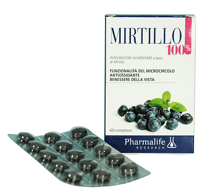 Pharmalife Research Srl Mirtillo 100% 60 Compresse