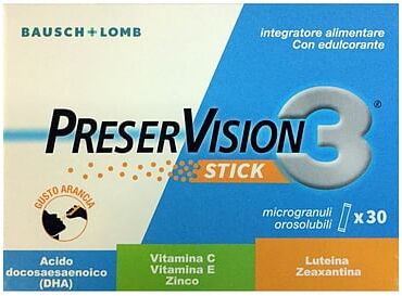 Bausch & Lomb Preservision 3 30 Stick Orosolubili Da 2 G