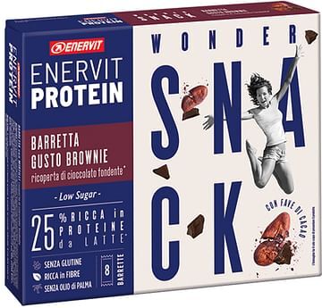 Enervit Protein Snack Brownie Low Sugar 8 Barrette 30 G