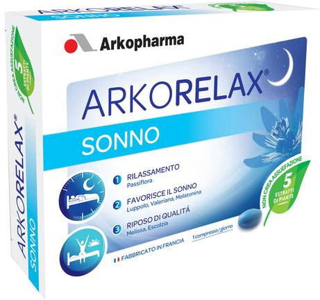 Arkofarm Srl Arkorelax Sonno 30 Compresse