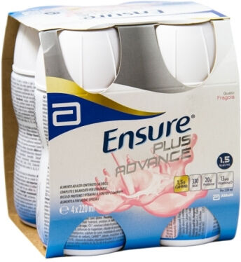 Abbott Ensure Plus-Advance Fragola 4x220ml