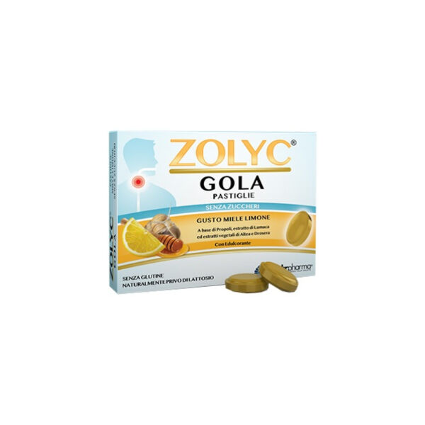 Shedir Pharma Srl Unipersonale Zolyc Gola Miele Limone 36 Pastiglie Senza Zucchero