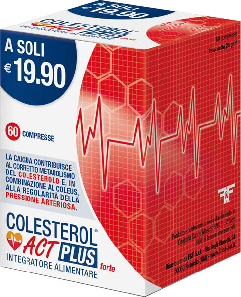 F&f Srl Colesterol Act Plus Fte 60 Cpr