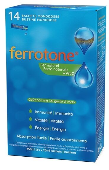 Schwabe Pharma Italia Srl Ferrotone Apple 14 Bustine