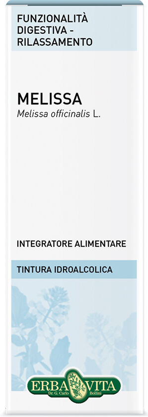 Erba Vita Melissa Foglie Tintura Idroalcolica 50ml Erbavita