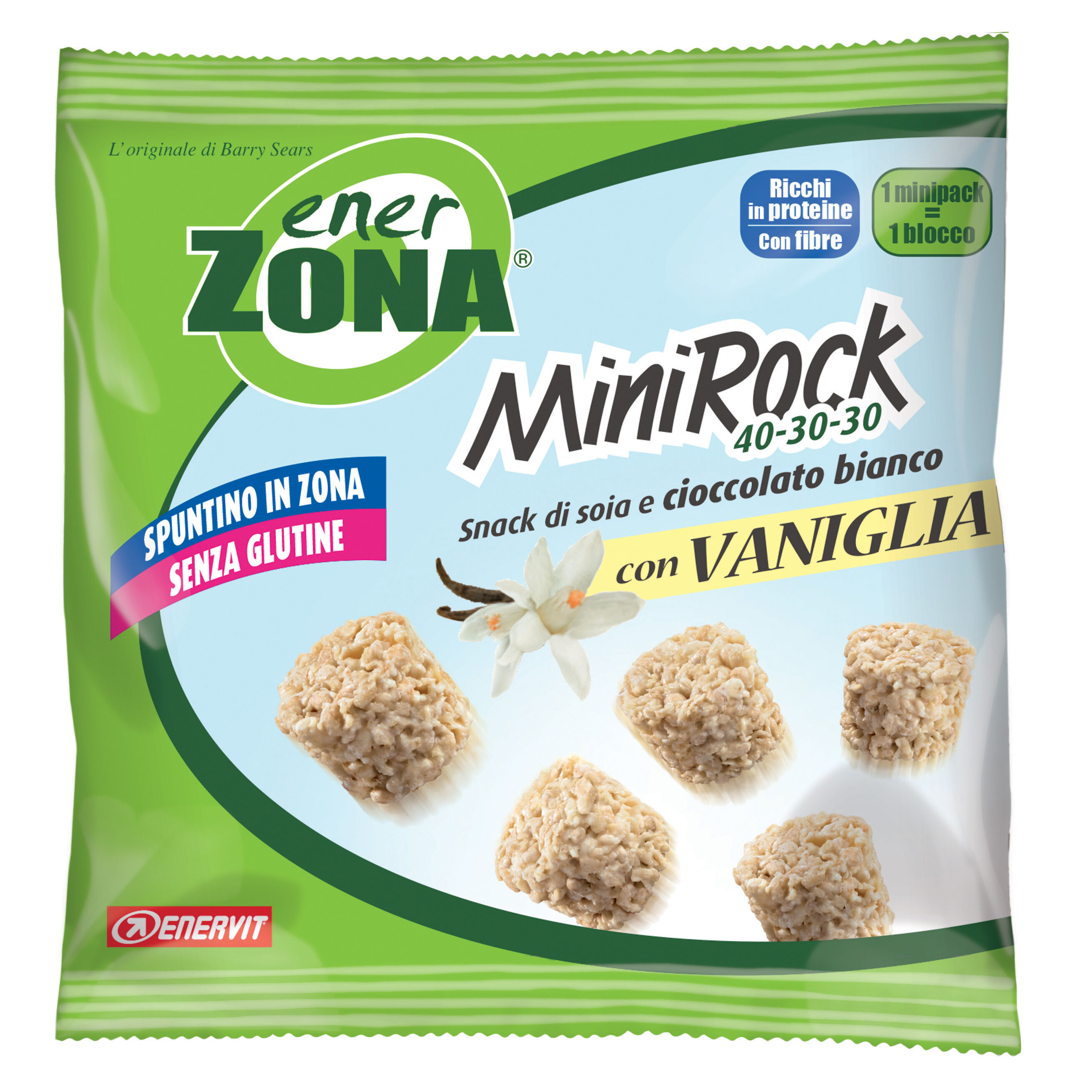 Enervit Enerzona Minirock 40-30-30 Vaniglie 5 Minipack