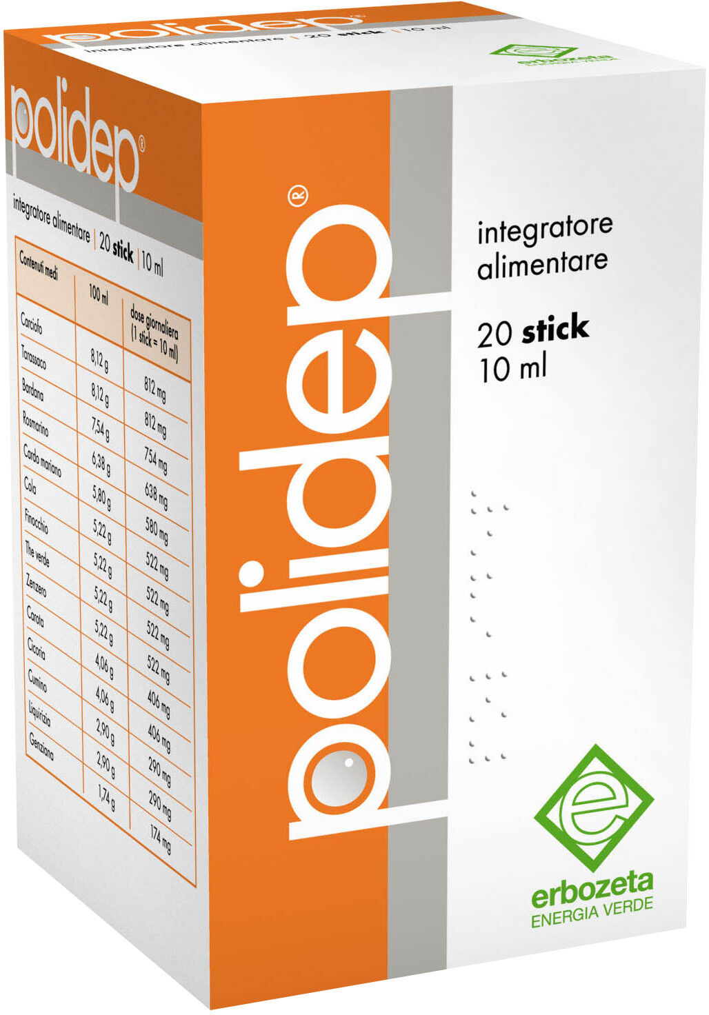 Erbozeta Spa Polidep 20 Stick 10ml