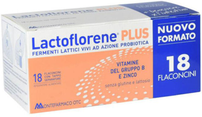 Montefarmaco Otc Spa Lactoflorene Plus 18 Flaconcini 180 Ml