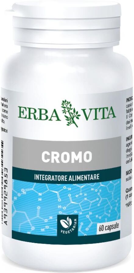 Erba Vita Cromo 60 Capsule 350mg Erbavita