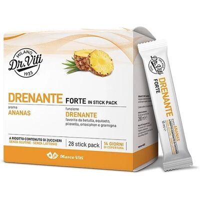 Marco Viti Drenante Forte - Ananas - Supporto gonfiore - 28 Stick Marco Viti Drenante Forte - Ananas - Supporto gonfiore - 28 Stick