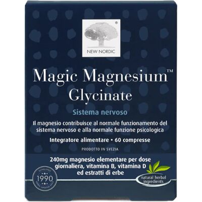 New Nordic Magic Magnesium Glycinate Da 60 Compresse New Nordic Magic Magnesium Glycinate Da 60 Compresse