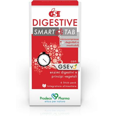 Prodeco Pharma GSE Digestive Smart Tab - Integratore Digestivo con Estratto di Pompelmo e Enzimi Prodeco Pharma GSE Digestive Smart Tab - Integratore Digestivo con Estratto di Pompelmo e Enzimi