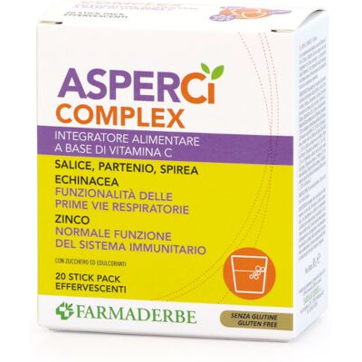 Farmaderbe Asper Ci Complex - Effervescente Vitamina C - Integratore Alimentare Farmaderbe Asper Ci Complex - Effervescente Vitamina C - Integratore Alimentare