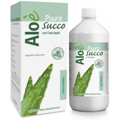 Erboristeria Magentina Srl Aloe' Puro Succo 1L - Succo di Aloe Vera Bio Erboristeria Magentina Srl Aloe' Puro Succo 1L - Succo di Aloe Vera Bio