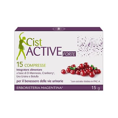 Erboristeria Magentina Cist Active Forte - Integratore per vie urinarie Erboristeria Magentina Cist Active Forte - Integratore per vie urinarie
