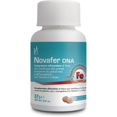 Glauber Pharma Novafer dna 120 compresse - Integratore di Ferro Glauber Pharma Novafer dna 120 compresse - Integratore di Ferro
