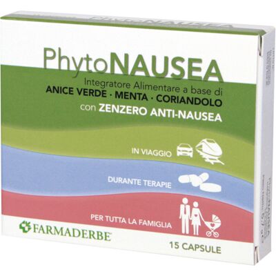 Farmaderbe Phyto Nausea - Integratore Digestivo alle Erbe Farmaderbe Phyto Nausea - Integratore Digestivo alle Erbe