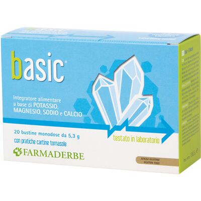 Integratore Minerali Basic di Farmaderbe - 20 Bustine Integratore Minerali Basic di Farmaderbe - 20 Bustine