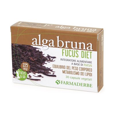 Farmaderbe Alga Bruna Fucus Diet - Integratore alimentare Farmaderbe Alga Bruna Fucus Diet - Integratore alimentare