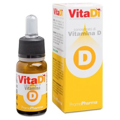 Promopharma Vitadi Vitamina D 10ml - Support Ossa e Immunità Promopharma Vitadi Vitamina D 10ml - Support Ossa e Immunità