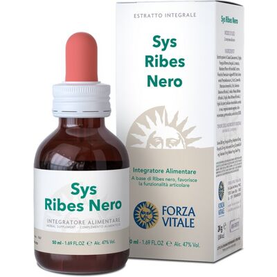 Forza Vitale Sys Ribes Nero 50 ml - Supporto articolare Forza Vitale Sys Ribes Nero 50 ml - Supporto articolare