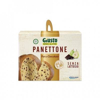 Giuliani Spa Giusto Senza Glutine Panettone Pere E Cioccolato 500 G