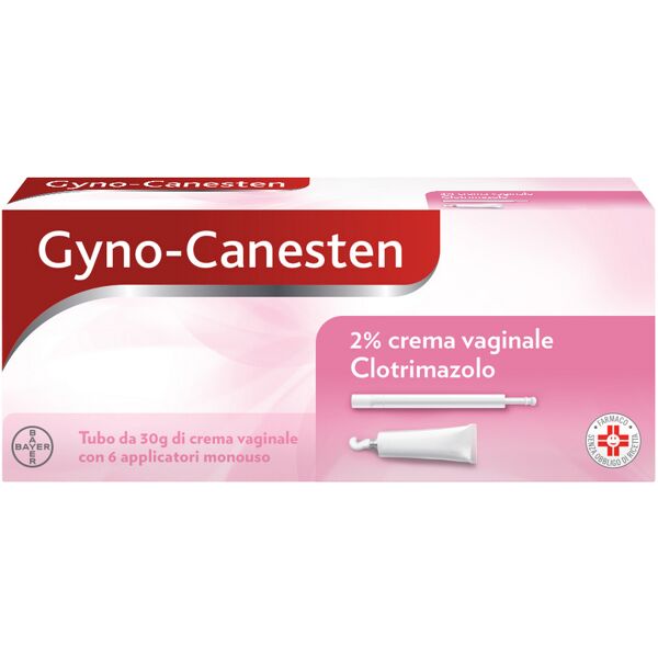 bayer spa gyno-canesten crema intima trattamento sintomi candida contro prurito, bruciore intimo e perdite 30g