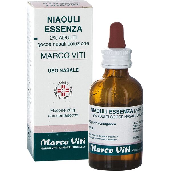 marco viti farmaceutici spa niaouli essenza 2% adulti gocce nasali soluzione