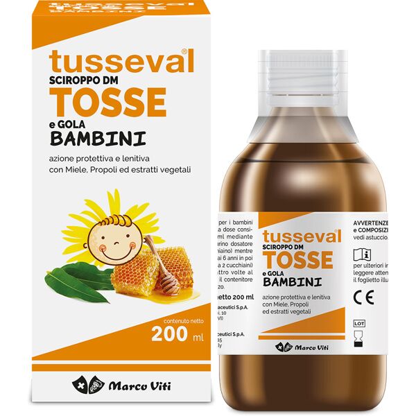 marco viti farmaceutici spa tusseval sciroppo tosse bambini dm